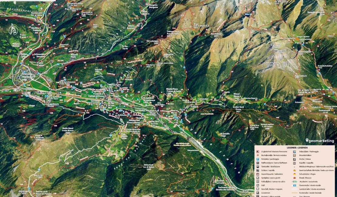 freienfeld-campo-di-trens-mappa-karte